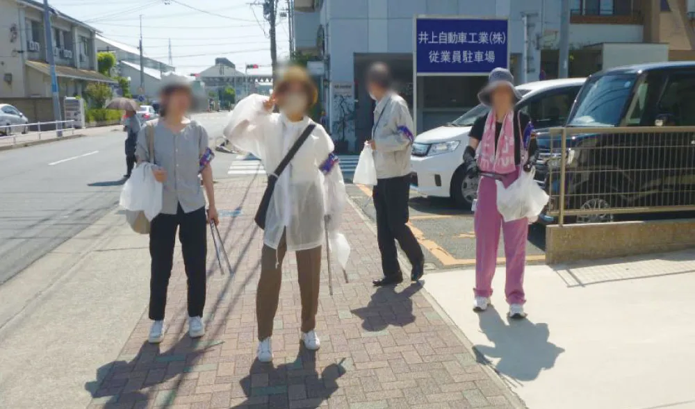 大同町駅周辺と日長営業所周辺のゴミゼロ活動を実施しました。